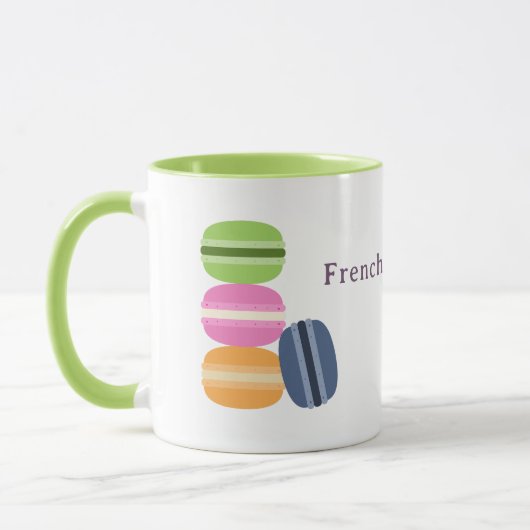 Französische Macarons-Tasse Tasse (Links)