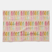 Französische Macarons Wasserfarbe Handbemalt Geschirrtuch (Horizontal)