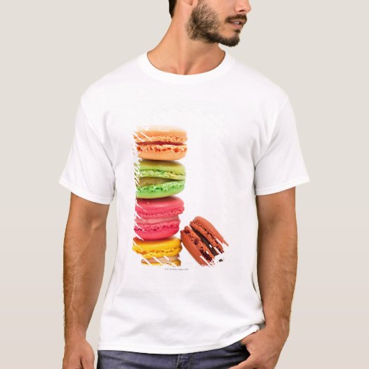 Französische Makronen T-Shirt (Vorderseite)