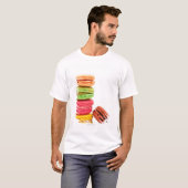 Französische Makronen T-Shirt (Vorne ganz)