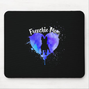 Französische Mama Bulldog-Mama Fur Mama Mousepad