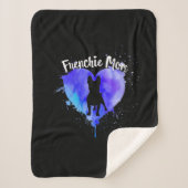 Französische Mama Bulldog-Mama Fur Mama Sherpadecke (Vorderseite)