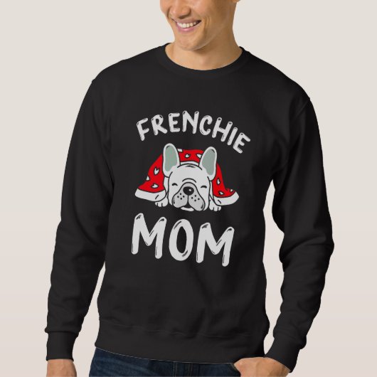 Französische Mama "Bulldog Mama" Sweatshirt (Vorderseite)