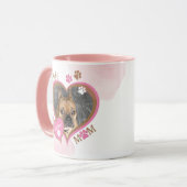 Französische Mama Französische Bulldog Personalisi Tasse (Vorderseite Links)
