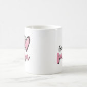 Französische Mama, Niedlicher französischer Bulldo Kaffeetasse (Mittel)