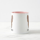 Französische Mama Red Fawn Französische Bulldog-Ta Tasse (Zentrum)