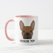 Französische Mama Red Fawn Französische Bulldog-Ta Tasse (Links)