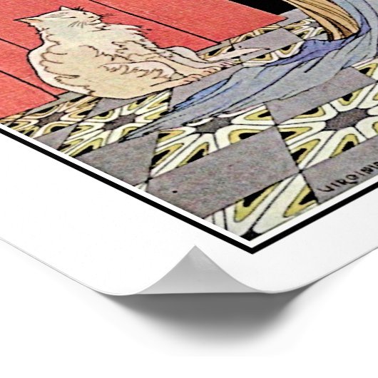 Französische Märchen: Blondine und Bonne-Biche Poster (Ecke)