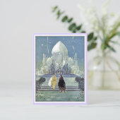 französische Märchen: Prinzessin und Prinzessin Ch Postkarte (Stehend Vorderseite)