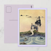 Französische Märchen: Violette und die Kröte Postkarte (Vorne/Hinten)