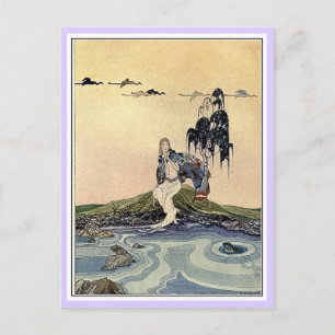 Französische Märchen: Violette und die Kröte Postkarte