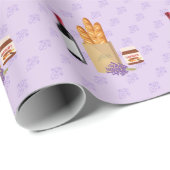 Französische Marktwirtschaft Geschenkpapier (Rolleneckpunkt)