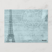 Französische Masquerade Postkarte (Rückseite)