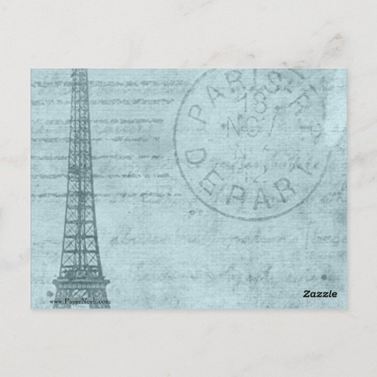 Französische Masquerade Postkarte (Rückseite)