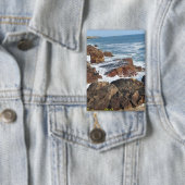 Französische Meeresküste in Vendée Button (Insitu)