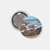 Französische Meeresküste in Vendée Magnet (Vorderseite/Rückseite)