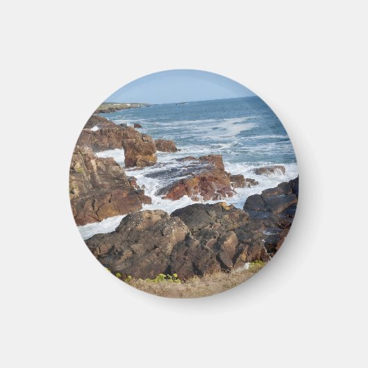 Französische Meeresküste in Vendée Magnet (Vorne)