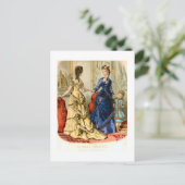 Französische Mode für den Salon, 1875 Postkarte (Stehend Vorderseite)