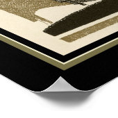 Französische Mode Pochoir Art Deco Poster (Ecke)