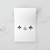 Französische Mode-Themed Mitteilungskarten (Innenseite)