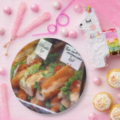 Französische Nahrung Pappteller (Party)