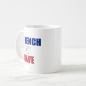 Französische neue Welle Kaffeetasse (Vorderseite Links)