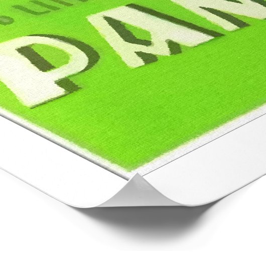 Französische Oldtimer und Malerei Panhard Poster (Ecke)