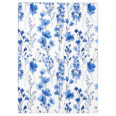 Französische Papiermuster-Wildblumen-98186 Klemmbrett (Rückseite)