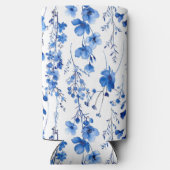 Französische Papiermuster-Wildblumen-98186 Selters Dosenkühler (Rückseite)