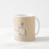 Französische Parfümflaschen Kaffeetasse (VorderseiteRechts)