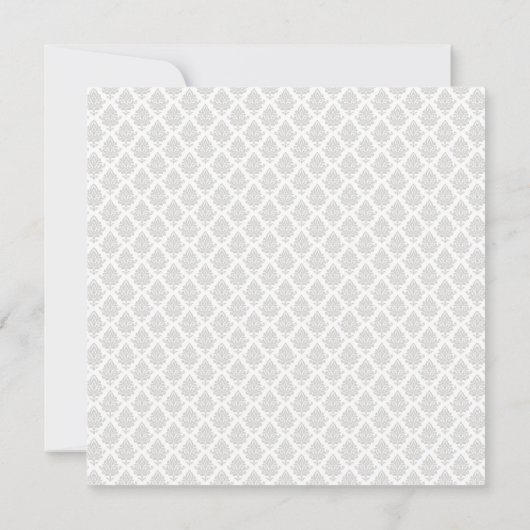 Französische Pariser Hochzeit Einladung (Rückseite)