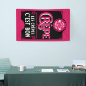 Französische Pfannkuchen Banner (Messeveranstaltung)