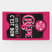 Französische Pfannkuchen Banner (Horizontal)