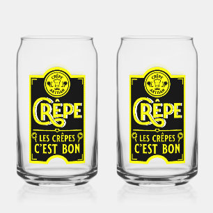 Französische Pfannkuchen Dosenglas