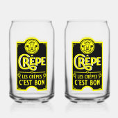 Französische Pfannkuchen Dosenglas (Rückseite)