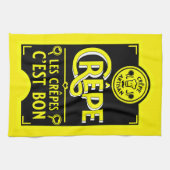 Französische Pfannkuchen Geschirrtuch (Horizontal)