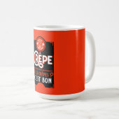 Französische Pfannkuchen Kaffeetasse (VorderseiteRechts)