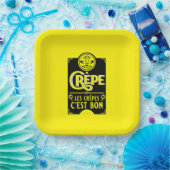 Französische Pfannkuchen Pappteller (Party)