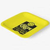 Französische Pfannkuchen Pappteller (Gewinkelt)