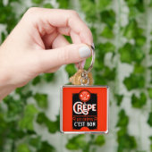 Französische Pfannkuchen Schlüsselanhänger (Hand)