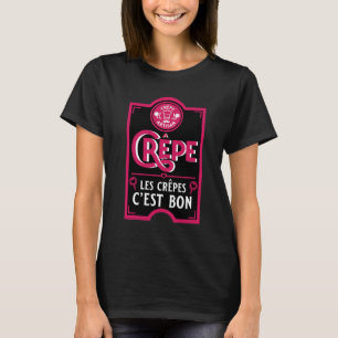 Französische Pfannkuchen T-Shirt
