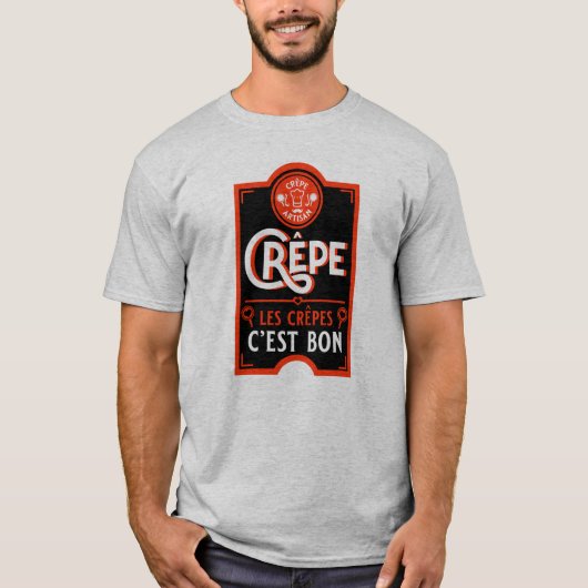 Französische Pfannkuchen T-Shirt (Vorderseite)