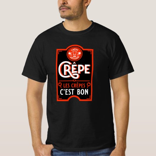 Französische Pfannkuchen T-Shirt (Vorderseite)