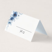 Französische Platzkarte für Vintage Hochzeiten (Vorderseite)