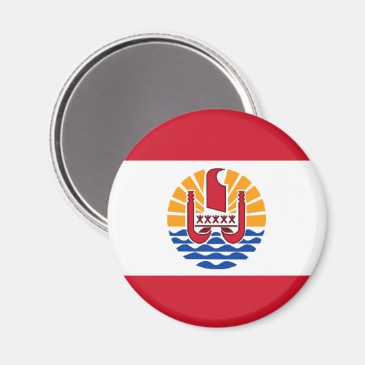 Französische Polynesien Magnet (Vorderseite/Rückseite)