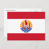 Französische Polynesien Postkarte (Vorne/Hinten)