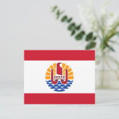 Französische Polynesien Postkarte (Stehend Vorderseite)