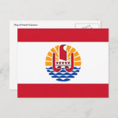 Französische Polynesien Postkarte (Vorne/Hinten)