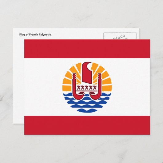 Französische Polynesien Postkarte (Vorne/Hinten)