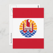 Französische Polynesien Postkarte (Vorne/Hinten)
